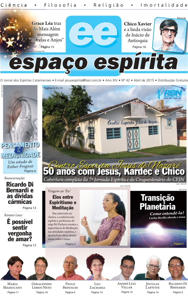 Jornal Espaço Espirita 42 - Abril 2015